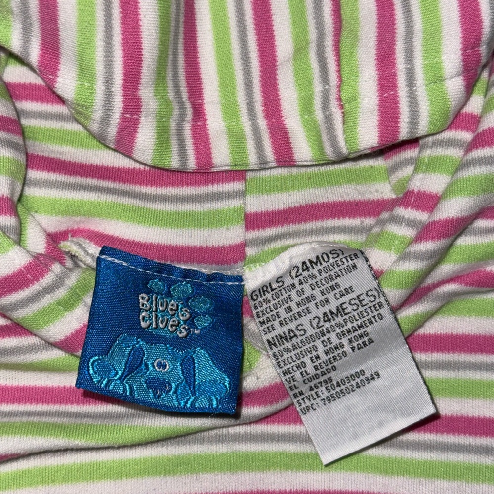 Y2K Vintage Blue’s Clues 2000’s Bodysuit Liner 24M – Wear with or without Dress - Picture 5 of 6